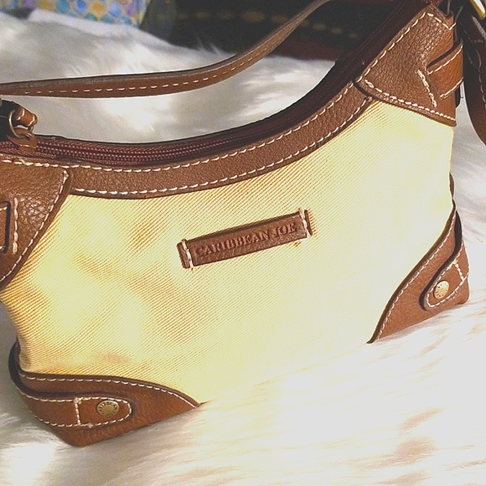 Vintage 🇺🇲Caribbean Joe Canvas Mini Purse